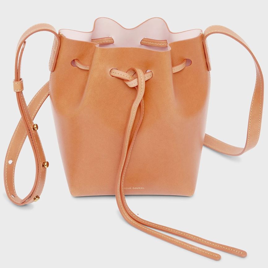 Women's Mansur Gavriel Mini Mini Bucket Bags Light Brown | AU 18M6DG